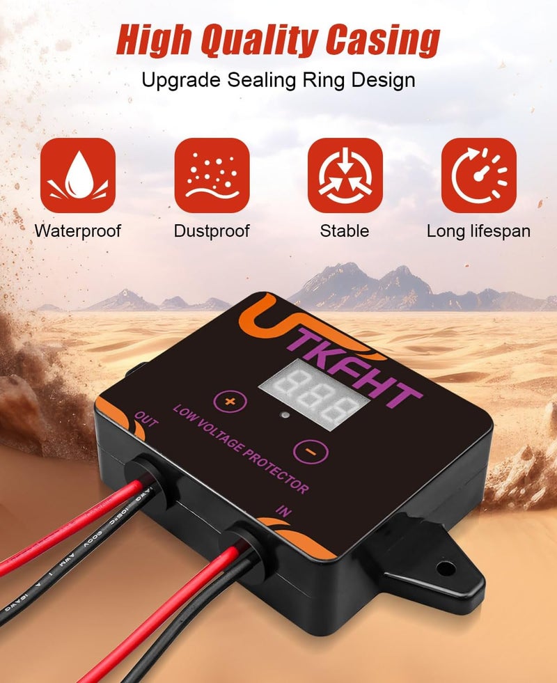 UTKFHT Upgrade Power Wheel Adapter Kit Compatible with Milwaukee M18 18V Battery with Voltage Regulator Fuse and Wire Terminals, Battery Conversion Kit for DIY Radio Controlled Truck, Robotics and Car Toys - Image 2